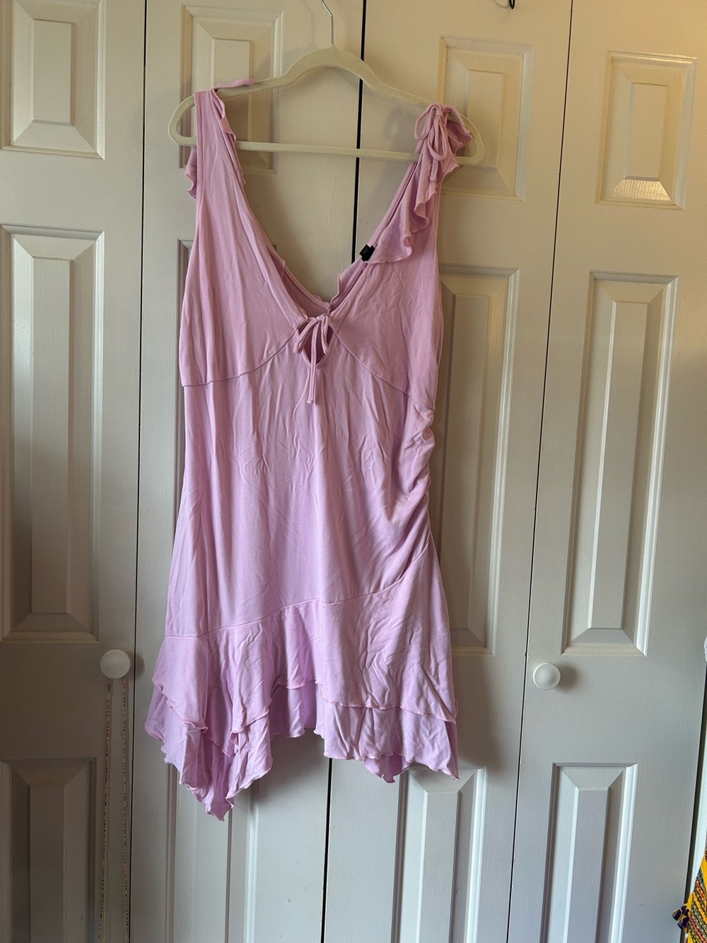 Fairy Sun Dress Pink V Neck Flutter Ruched Target Feminine